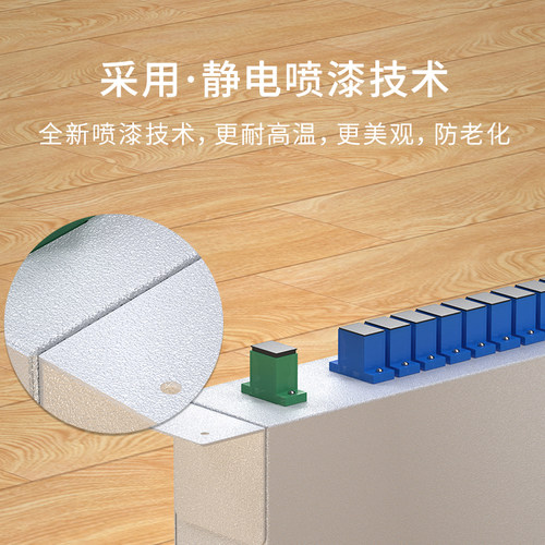 格兰维 机架式分光器1分2/4/8/16/32/64光纤分光器SC/FC固定架式光分路器机柜式一分三十二1分16机架分光器 - 图1