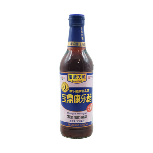 宝鼎天鱼康乐醋500ml瓶家用虾蟹醋蒸饺蘸醋凉拌醋炒菜佐餐食用醋-图3