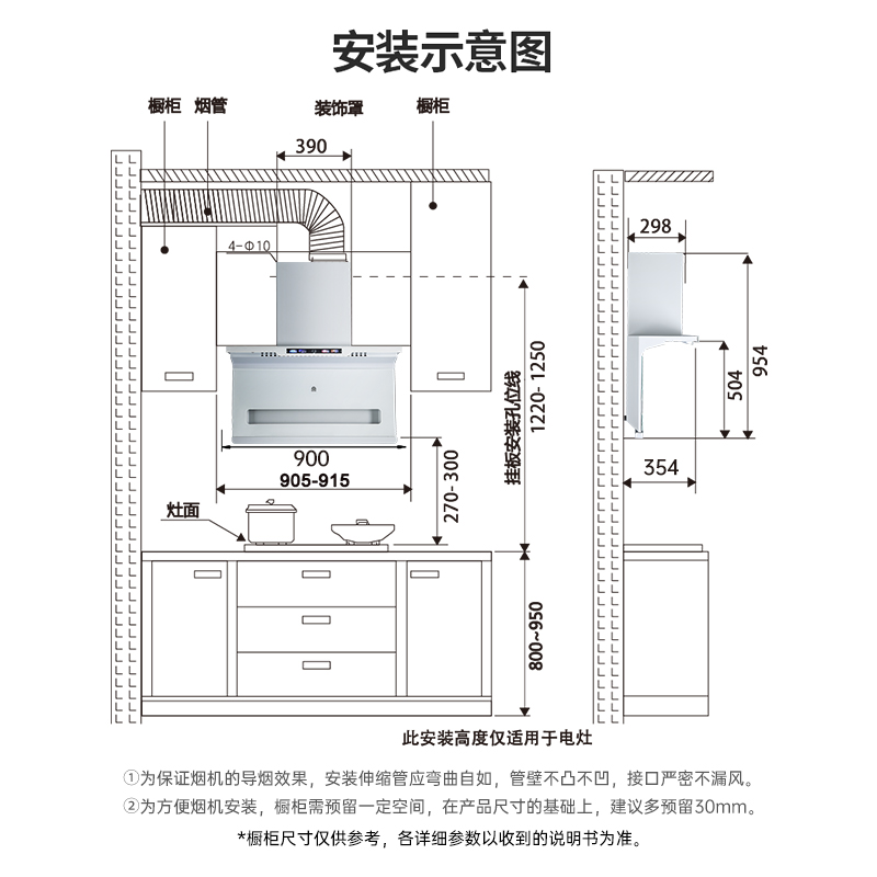 【超薄变频声控】容声白色烟机灶具套装抽油烟机燃气灶套餐K2378Z - 图0