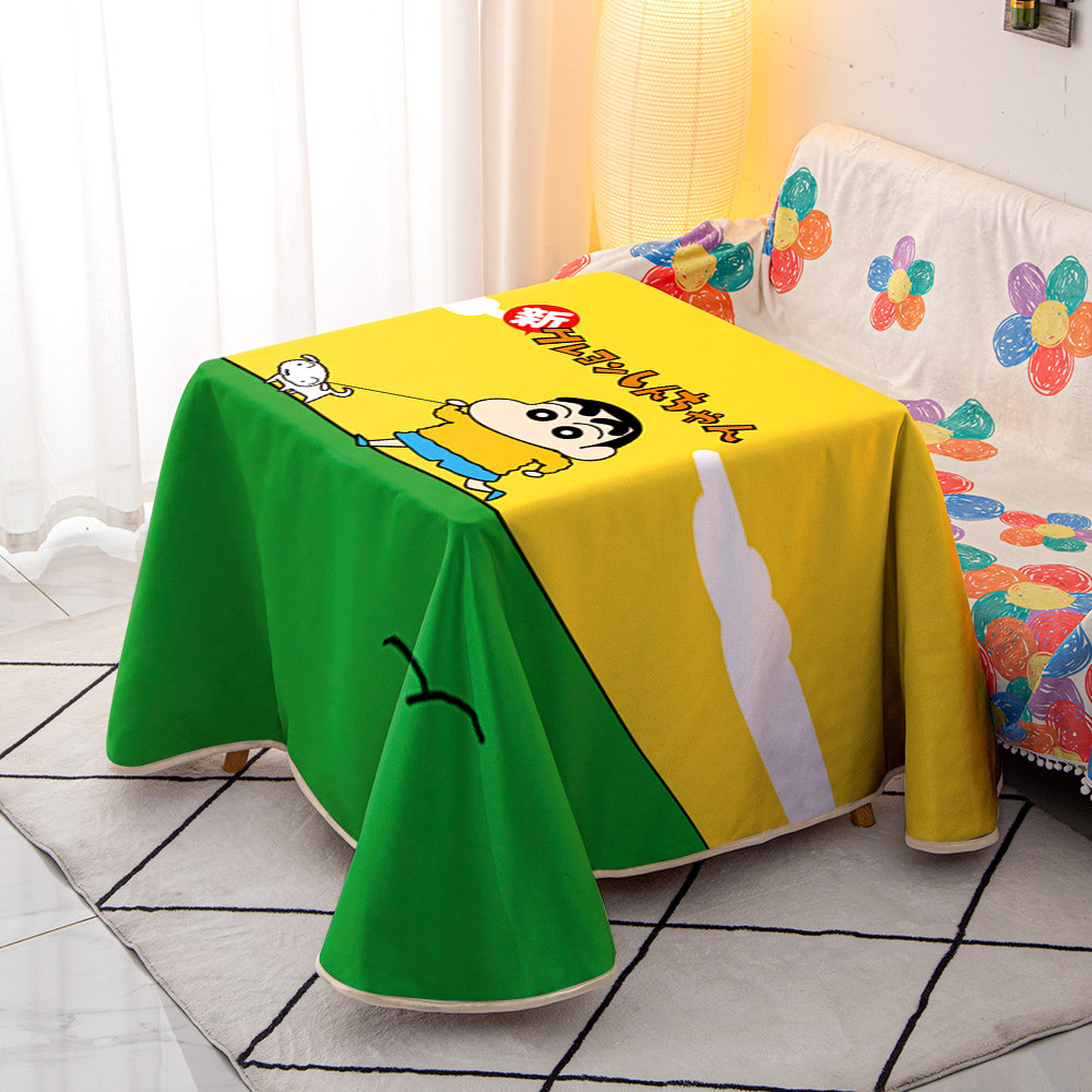 卡通加厚烤火桌子罩套正方形烤火炉电暖炉桌罩茶几烤火桌布可定制,淘宝优惠券,粉丝福利购,淘宝优惠卷