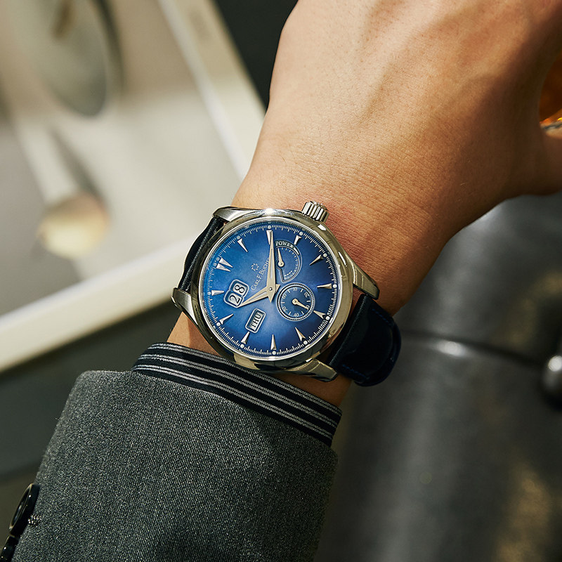 宝齐莱官方正品马利龙系列外缘动储腕表 小三针限量瑞士手表男表 宝齐莱官方正品马利龙系列外缘动储腕表 小三针限量瑞士手表男表