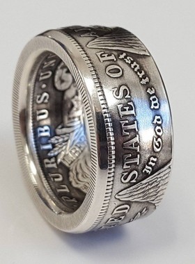 新款跨境爆款 个性创意数字字母合金戒指 欧美跨境饰品厂家直销