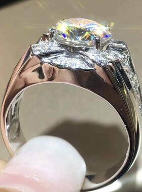 新款春季女士锆石结婚戒指欧美时