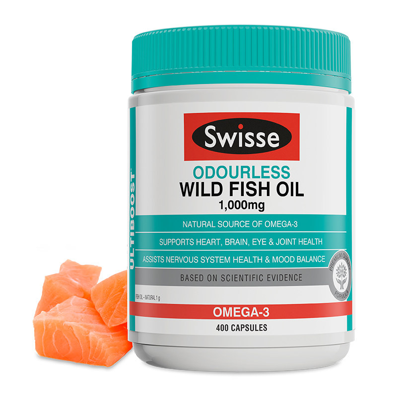 澳洲swisse深海鱼油400粒软胶囊 SwisseAulam海外鱼油/深海鱼油