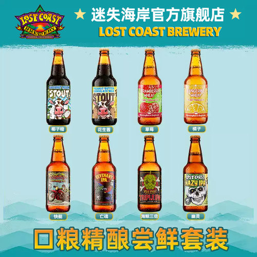 美国迷失海岸进口精酿啤酒4瓶装 - 图0