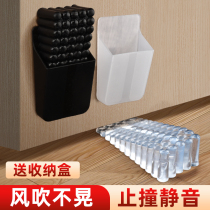 Door stopper windproof free from punching door stopper anti-door stopper door stopper door stopper Home mute fixed door Card top door instrumental Surabaya