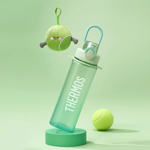 膳魔师Tritan塑料运动水杯子背带户外骑行大容量便携水壶TESDTCSU - 图3