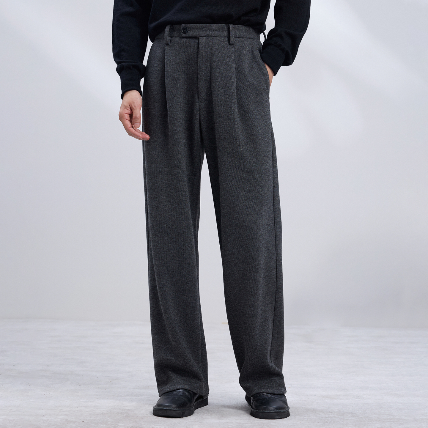 2色羊绒感套装2.0｜原创重磅羊毛连帽套装男夹克长裤保暖可机洗,淘宝优惠券,粉丝福利购,淘宝优惠卷