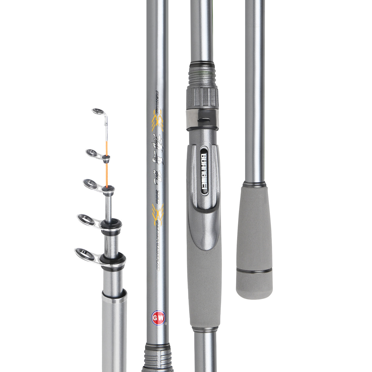 光威新款矶钓竿便携滑漂超轻硬碳素抛竿大导环短节手海两用矶鱼竿,淘宝优惠券,粉丝福利购,淘宝优惠卷