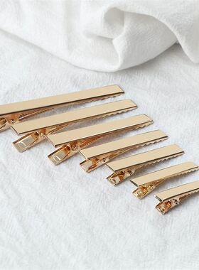 30/50pcs Metal Hair Alligator Clips Basic Gold Color Hair Cl