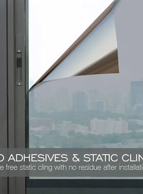 Multi-size One Way Mirror Window Film Privacy Sun Blocking G