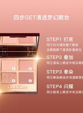 CT夏洛特蒂铂丽经典四色眼影盘
