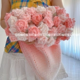 Плетеное одеяло ручной работы, набор материалов, крючок для вязания, иголка, связать своими руками, градиент, подарок на день рождения