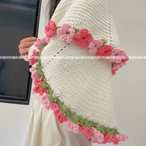 Одеяло, набор материалов ручной работы, плетеная барсетка, крючок для вязания на день Святого Валентина, букет, DIY, подарок на день рождения