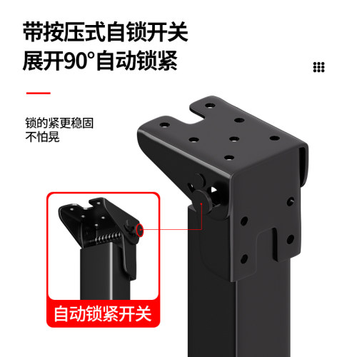 可折叠支撑脚桌子腿支架支撑增高底座神器沙发上调节床腿桌子加高 - 图1
