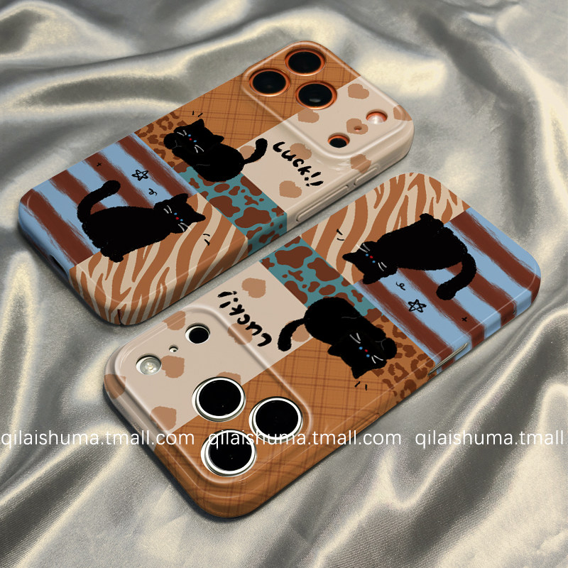 柒莱菲林壳适用于小米17/15pro手机壳新款14ultra秋冬拼色豹纹猫咪12红米note13男女k90防摔k80k70硬60套50软,淘宝优惠券,粉丝福利购,淘宝优惠卷