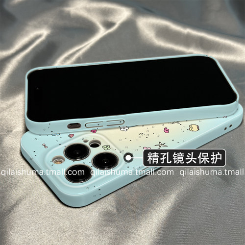 柒莱菲林壳适用于opporeno15/14/13pro手机壳12/11/10新款9男女findx8x7蓝色星星帽子kt猫a5硬a6真我软neo7套 - 图1