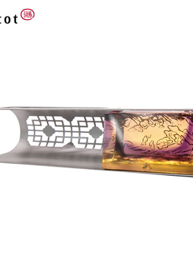 tittot琉园办公室桌面琉璃小摆件中国风 静观 年会企业合作伴手礼