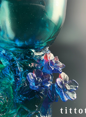 桌面摆件琉园琉璃高档礼品中式