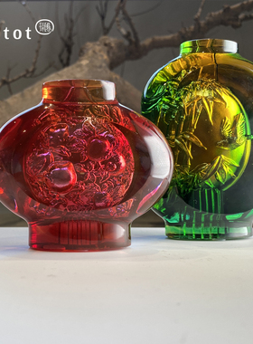 桌面摆件tittot琉园琉璃中式礼品