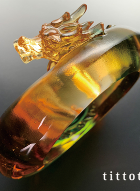 龙琉璃摆件办公室开业乔迁礼品