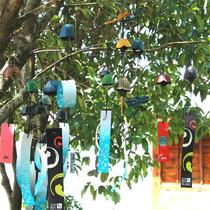 Custom Manufacturer Direct Sales Day Style Creative Home Decoration Metal Wind Bell Southern Cast Iron Wind Bells Scenic Area Memorial Decoration