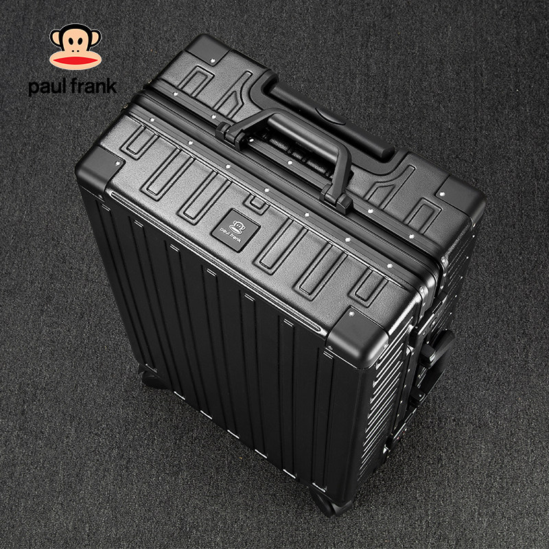 大嘴猴铝框行李箱女20寸登机箱男学生大容量24皮箱子密码旅行箱26