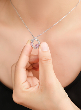 堤喜925银纯银蛇骨链女项链