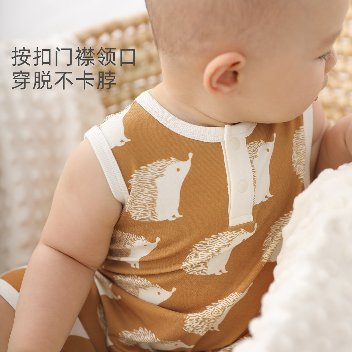 lemishue乐咪鼠婴儿衣服夏季爬爬服 乐咪鼠母婴连身衣/爬服/哈衣