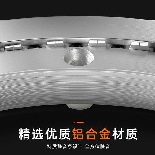 餐桌转盘铝合金底座家用大理石实木圆桌玻璃桌子转芯轴承旋转轨道 - 图0