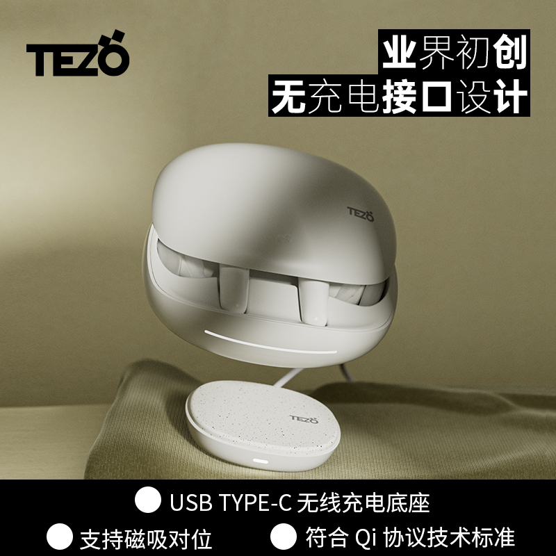 Tezo雀Sparrow无线蓝牙耳机2024新款入耳ANC主动降噪男女通勤运动 - 图1