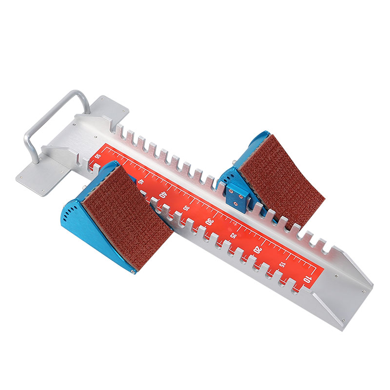 国际比赛专用铝合金起跑器田径训练中考可调节塑胶跑道助跑起蹬器 - 图3