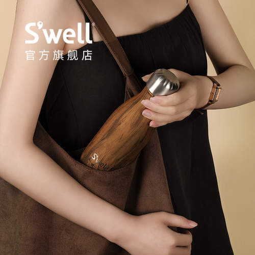 Swell保温杯2026新款便携大容量水杯男女生高颜值高级感轻奢杯子 - 图0