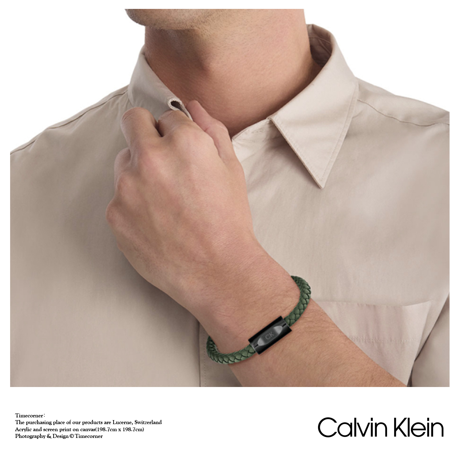 BRACELET- 2024 Calvin Klein Bold Leathers 35000572- CK手链-图3