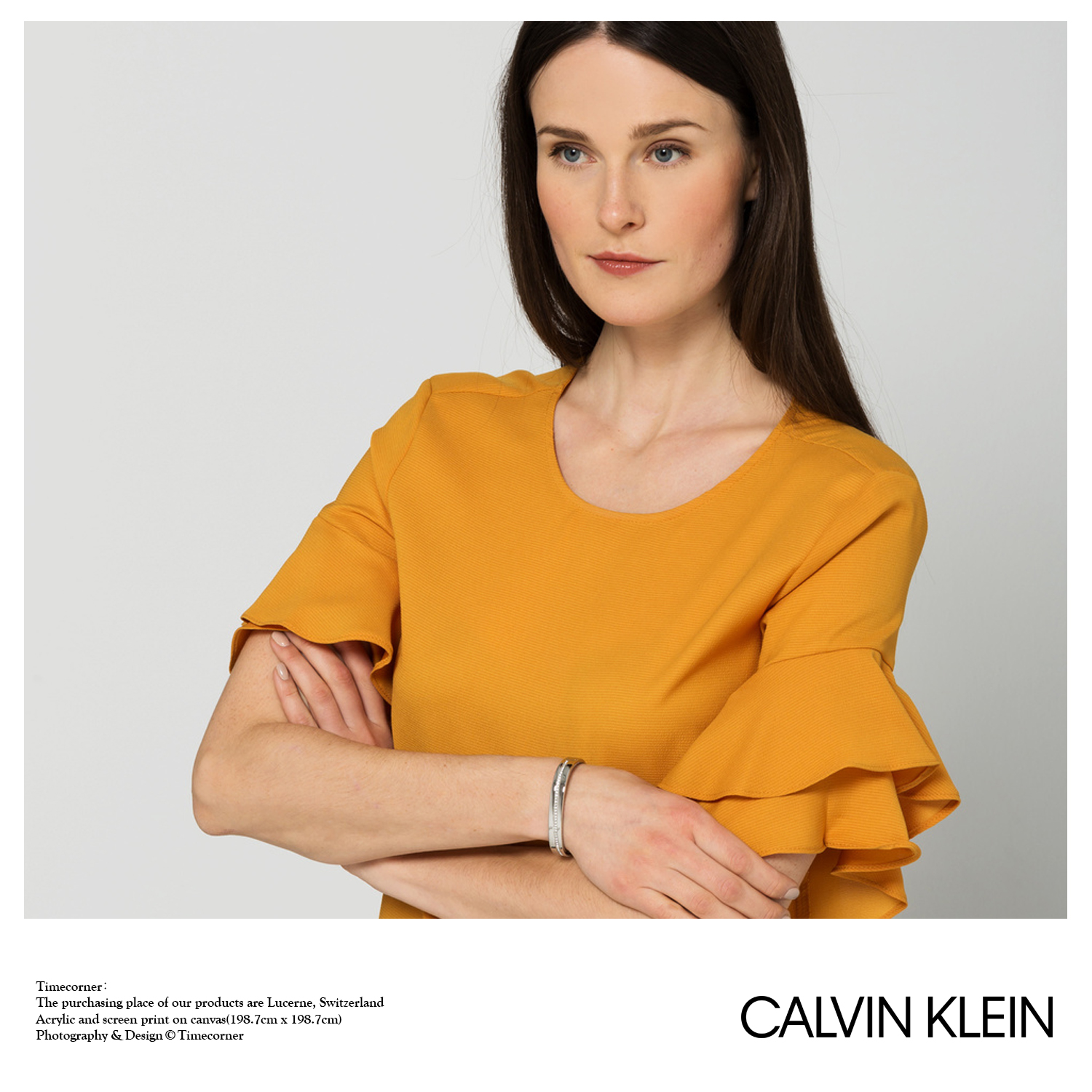 BANGLE- 2018 CALVIN KLEIN HOOK KJ06MD0401- CK流星情侣手镯-图0