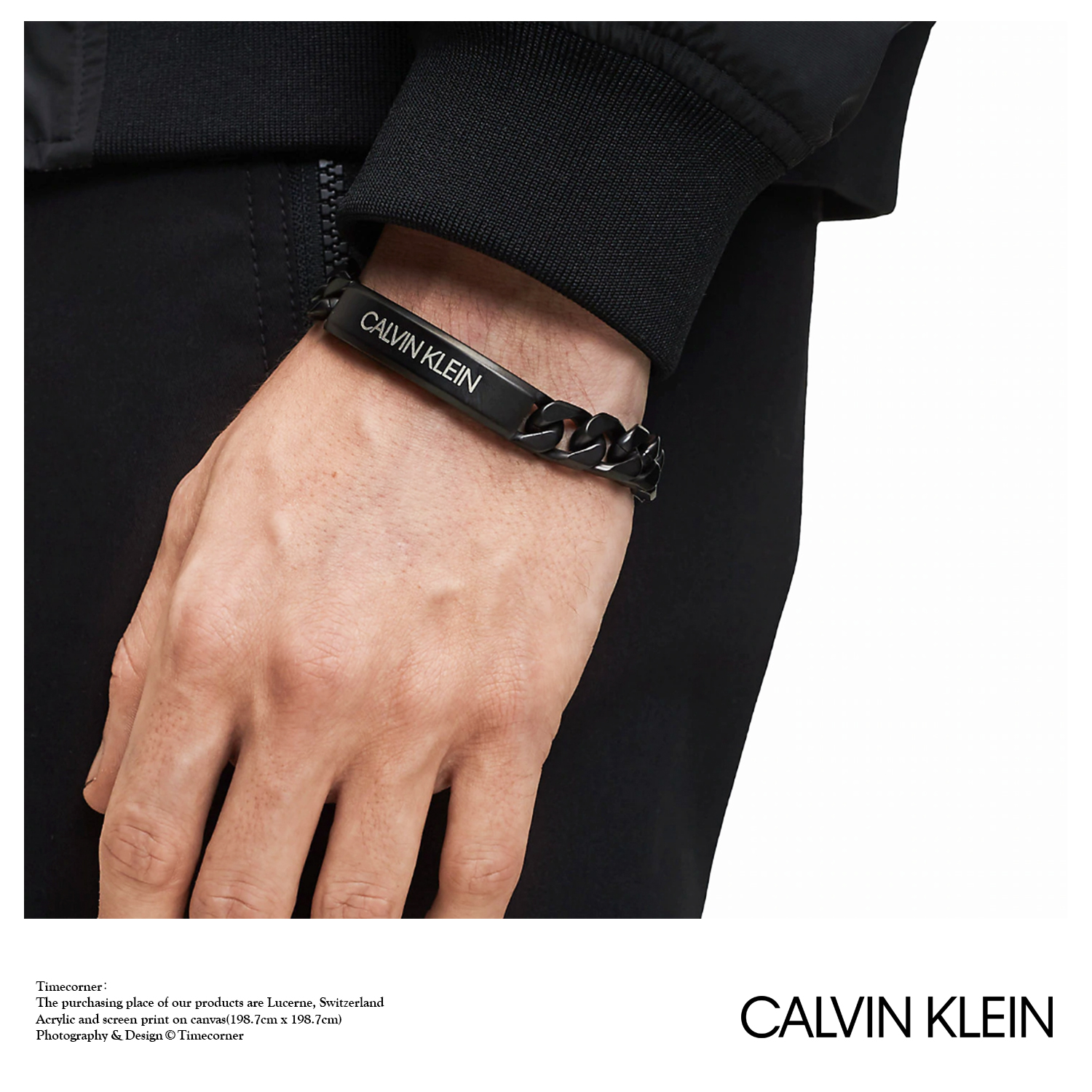 BRACELET- 2020 CALVIN KLEIN VALOROUS KJBHMB0001- CK手链-图1