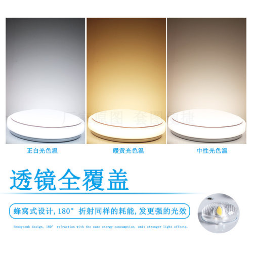 客厅卧室led吸顶灯长条型单色白光灯芯灯条带驱动磁吸替换光源 - 图0
