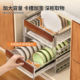 Kitchen stainless steel dish storage rack