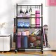 Household sports and fitness equipment storage rack removable yoga mat badminton racket basketball multi-function storage rack