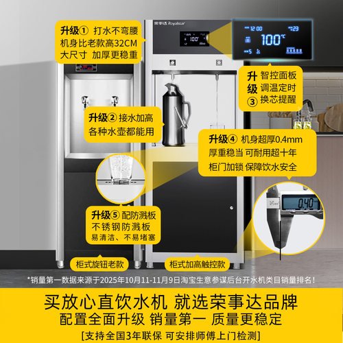 荣事达饮水机商用工厂车间工业直饮机大型学校冷热水净水器烧开水 - 图3