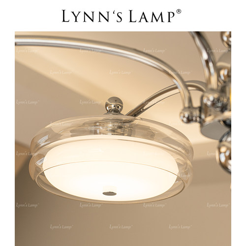 Lynn's立意 原创包豪斯客厅吊灯 2026年新款现代金属感书房卧室灯 - 图3