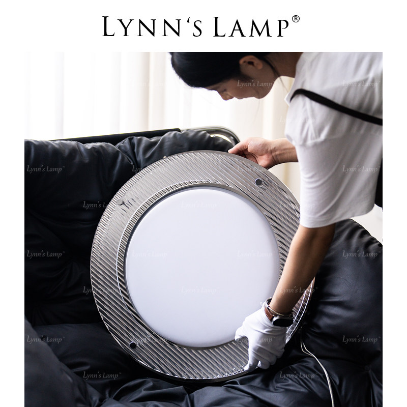 Lynn's立意 中古风卧室吸顶灯 包豪斯书房2025新款全光谱房间灯,淘宝优惠券,粉丝福利购,淘宝优惠卷