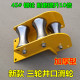 New cable release pulley heavy alloy steel wheel pipe port nylon wheel direct triple pulley iron wheel well port