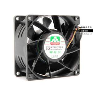 原装永立 MGT8012YB-R38 12V 1.80A 8038 3线大风量增压散热风扇