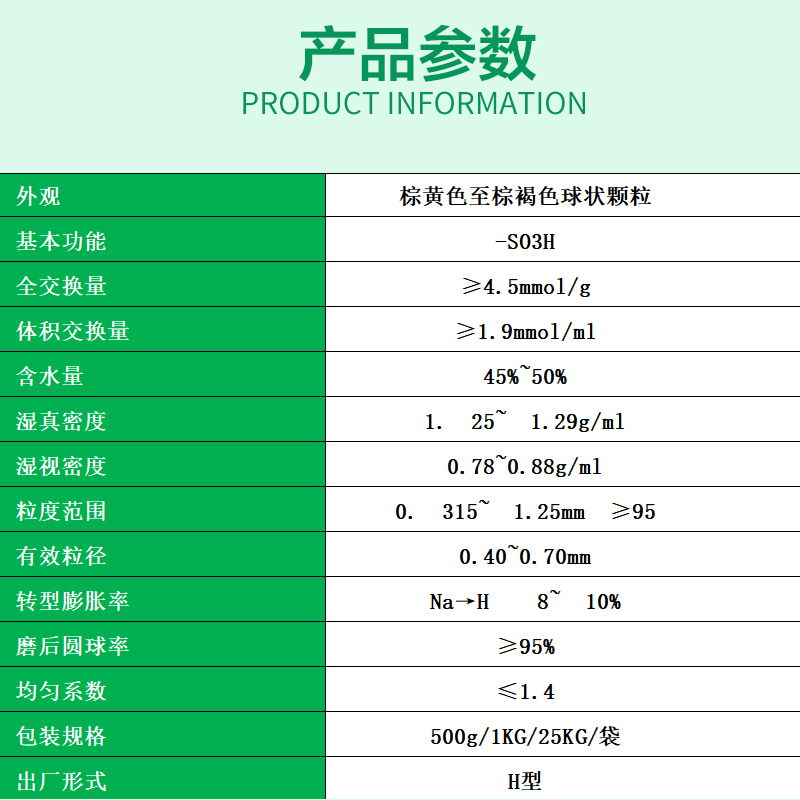 【实验用品】氢型强酸性阳离子交换树脂001X7H（732）除钠钙镁 - 图3