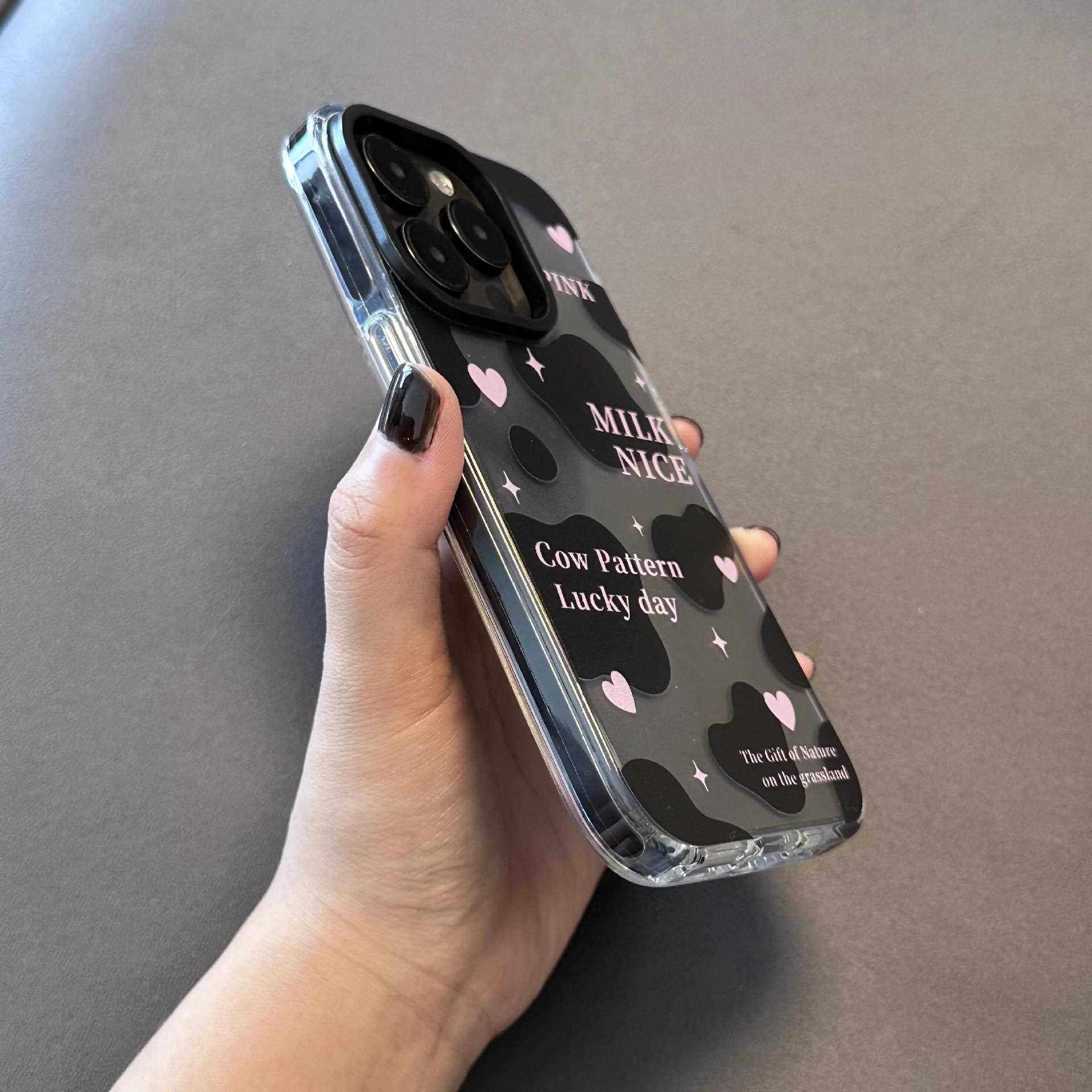 奶牛爱心星星适用苹果15promax手机壳13高级12创意11防摔14软xr黑新款适用于苹果17promax手机壳iphone16巨好,淘宝优惠券,粉丝福利购,淘宝优惠卷