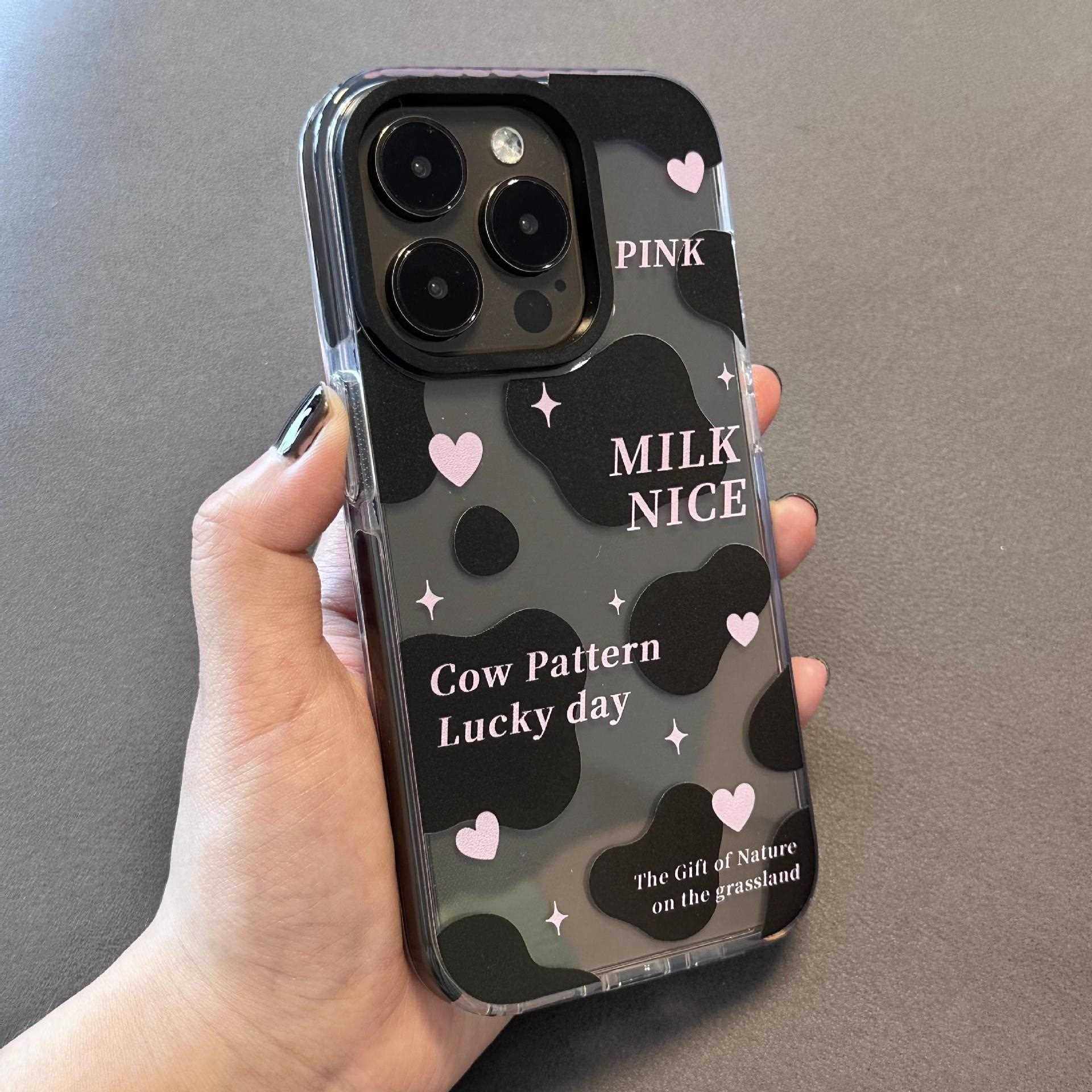 奶牛爱心星星适用苹果15promax手机壳13高级12创意11防摔14软xr黑新款适用于苹果17promax手机壳iphone16巨好,淘宝优惠券,粉丝福利购,淘宝优惠卷