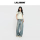 ຜ້າພັນຄໍ Silk scarf icy cool slim fit right shoulder T-shirt