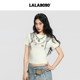 ຜ້າພັນຄໍ Silk scarf icy cool slim fit right shoulder T-shirt