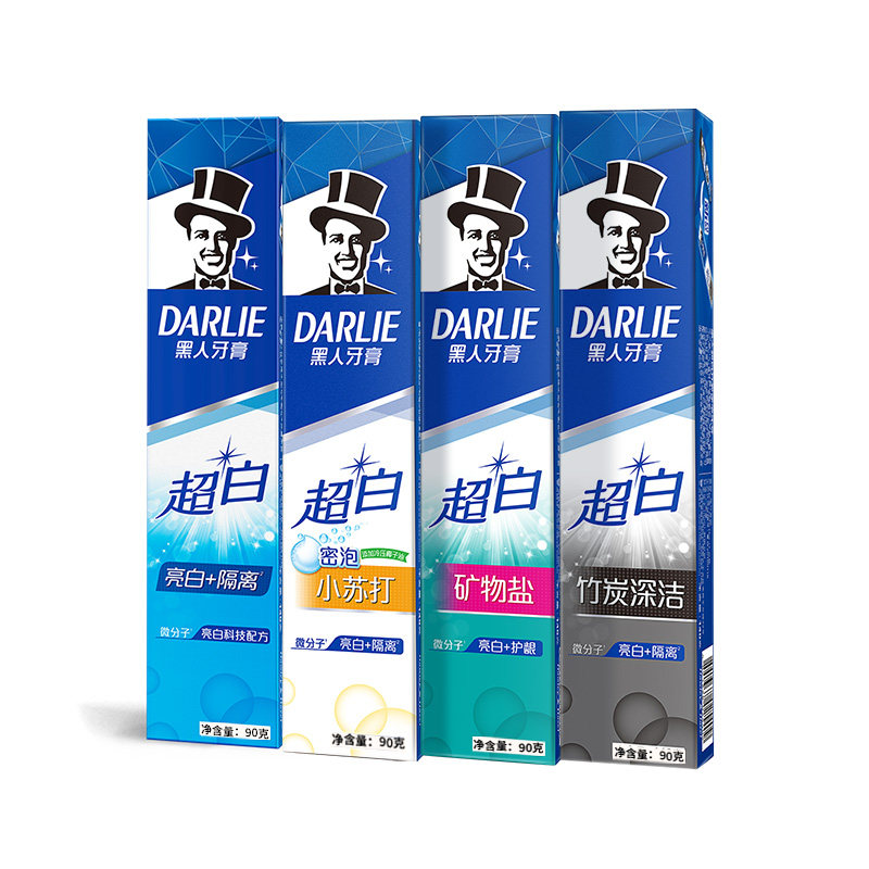 黑人美白去口臭黄结石男女士小苏打 黑人菲尔洛克牙膏
